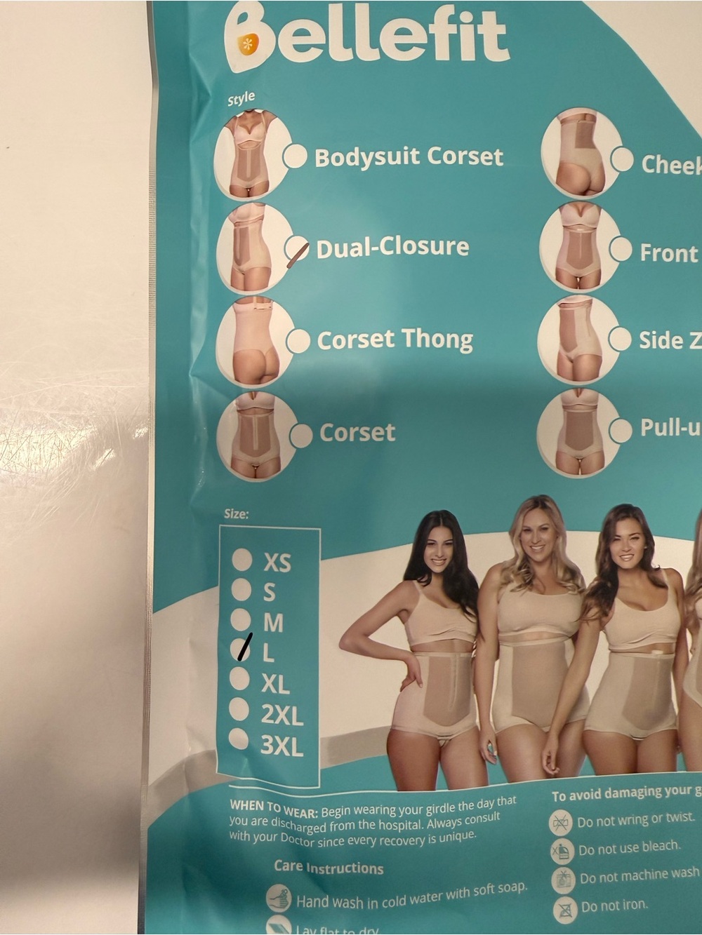 Bellefit Dual Closure Postpartum Girdle - Picture 3 of 3